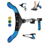 SLAH 32inches Litter Pickers with Shoe Horn, Grabber Stick, Helping Hand Grabber for Disabled, Litter Pickers for Adults, Litter Picker Kids, Rubbish Picker Grabber, Pick Up Stick Grabber (Blue)