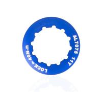 SLAHAJ Flywheel Locking Tool MTB Road Bike Cassette Cover Lock Ring 11T AL7075 Ultralight Cap For 8S 9S 10S 11S 12S Speed Freewheel K7 Flywheel Puller(Blue)