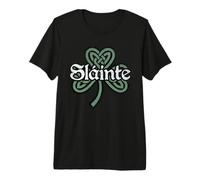 Sláinte Celtic Shamrock Knotwork Premium T-Shirt