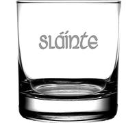 Slainte Irish Celtic Gälic Toast | Rocks Whiskey Glas Highlander Outlander Fans | Irish Scottish Geschenk Hochzeit Jahrestag Einweihung Geburtstag | Männer oder Frauen