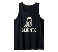 Slainte Irish Cheers Gaelic Toasting Drinking Pub Tank Top