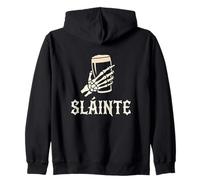 Slainte Irish Cheers Gaelic Toasting Drinking Pub Zip Hoodie