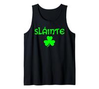 Sláinte Irish Cheers Shamrock Ireland Pride Gift Tank Top