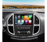 Slakerbe 10in Touchscreen Car Stereo for Mercedes-Benz Vito 3 W447 2014-2020 with Carplay Android Auto GPS Android 14 Car Radio with Bluetooth Wifi SWC Mirror Link Backup Camera Mic 2+64G
