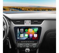 Slakerbe 10in Touchscreen Car Stereo for Skoda Octavia 2013-2018 4+64G with Carplay Android Auto GPS Navigation Android 14 Car Radio with Bluetooth Wifi FM/RDS SWC Mirror Link + AHD Backup Camera Mic