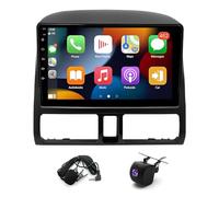 Slakerbe Android 15 Car Stereo for Honda CRV 2001-2006, 4G+64G 9" Double Din Car Radio Upgrade Head Unit with Wireless Carplay Android Auto GPS WiFi SWC FM USB Mic Backup Camera