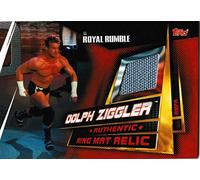 SLAM ATTAX UNIVERSE WWE Dolph Ziggler Ring Mat Relic Card Memorabilia Royal Rumble 2015