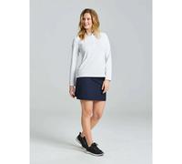 Slam Tech Pique Uv Long Sleeve Polo White XS Woman