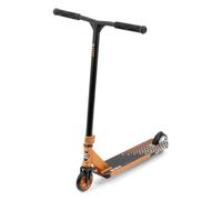Slamm Assault Orange| Duo Tone Complete Stunt Scooter 110mm Aluminium Wheels | 4.8” Alloy Deck W. Rail Extruded Neck Connector and Cut Out | Intermediate Trick Scooter Unique Futuristic Design