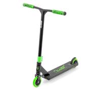 Slamm Classic Mini Black & Green | Complete Stunt Scooter 110mm Wheels | Low Ride Height For Young Kids | Beginner Friendly T Bar & Threadless Fork Optimal Steering and Safety