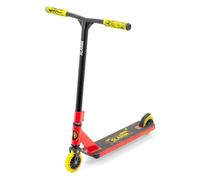 Slamm Classic Mini Red & Yellow | Complete Stunt Scooter 110mm Wheels | Low Ride Height For Young Kids | Beginner Friendly T Bar & Threadless Fork Optimal Steering and Safety