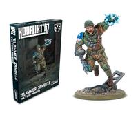 Slammer Samuels - Konflikt 47 Highly Detailed Plastic 28mm Scale Miniature | The First Paragon - United States Miniature for Konflikt 47 Highly Detailed 28mm Scale Miniature by Warlord Games