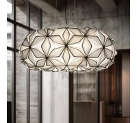 Slamp C'EST LA VIE hanging light, black/black cable, Ø 70 cm