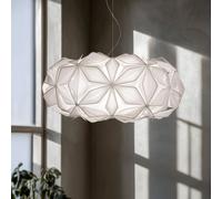 Slamp C'EST LA VIE hanging light, white/transparent cable, Ø 53 cm