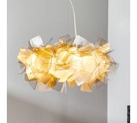 Slamp Clizia - designer pendant light, smoky grey