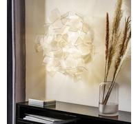 Slamp Clizia - designer wall light, smoky grey