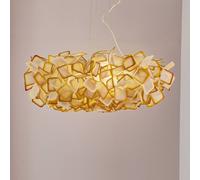 Slamp Clizia hanging light, Ø 78 cm, orange