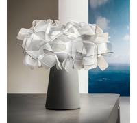 Slamp Clizia LED rechargeable table lamp, smoke grey, dimmable