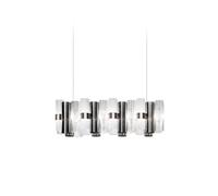 SLAMP La Lollo Linear Pendant 100 Pewter