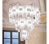 Slamp La Lollo XL LED hanging lamp, Ø 80 cm, white