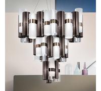 Slamp La Lollo XL LED hanging lamp Ø80cm tin/white