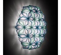 Slamp La Vie L ceiling light, width 71 cm, blue