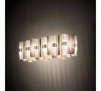 Slamp LED hanging light La Lollo, gold-coloured, 100 cm