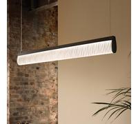 Slamp LED hanging light Modula, pleated, black