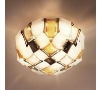 Slamp Mida ceiling light, Ø 67 cm, amber/white