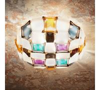 Slamp Mida ceiling light, Ø 67 cm, colourful/white