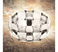 Slamp Mida ceiling light, Ø 67 cm, platinum/white