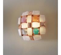 Slamp Mida wall light, 32x32 cm, colourful/white