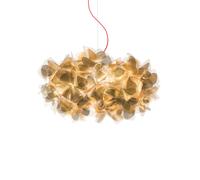 Slamp pendant light Clizia Mama Non Mama, Ø53cm, gold/red