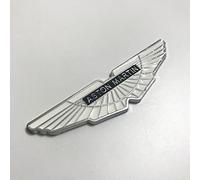 SLANNB Car Sticker for Aston Martin Vantage/DB12/DBX/Vanquish/Valhalla/Valour, Car 3D Stickers Auto Front Rear Anti-Scratch Decals Exterior Decoration Styling Accessories,A Black