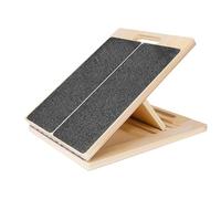 Slant Board - Adjustable Stretching Equipment Holds 350lbs | 15.5x13.3 Inches Wooden Incline Board For Adults Men Women Home Gym Workout Calf Ankle Knee Leg