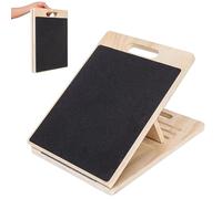 Slant Board for Calf Stretching, 5 Angles Adjustable Wooden Calf Stretcher Incline Board, Portable Calf Stretch Board with Non-Slip Surface for for Exercise, Therapy, and Flexibility Training