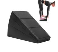 Slant Board for Calf Stretching - Trapezoid Fascia Stretching Plate - 3-Levels Adjustable Anti-Slip Squat Slant Board for Yoga Recovery Pilates Balance Training Home Gym Workout