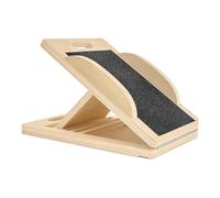 Slant Board for Calf Stretching - Wooden Balance Slant Board Calf Stretcher - Adjustable Fitness Equipment Wedge Balance Leg Exercisers for Knees Feet Heel