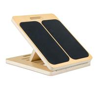 Slant Board, Portable Wooden Slant Board for Calf Stretching, Foldable & Adjustable Calf Stretcher, Squat Wedge for Home, Gym, Office