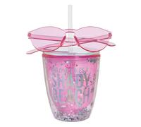 Slant Collections Creative Brands 2-Piece Acrylic Tumbler and Sunglasses Set 10-Ounce Shady Beach