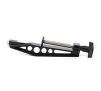 Slant Hole Pull Clip Carpenter Fixed Clamp, Woodworking Drill Clip, Alloy Steel Adjustable Clamping Jig for Inclined Hole Drilling with 25-110mm Range, Black