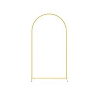 Slanted Arch Backdrop Stand Metal Pipe Party Supplies for Wedding Accessaries Flag Arch Background Stands for Graduation Wedding Birthday Party(140x220cm)