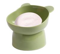 Slanted Elevated Dog Bowl - ABS Raised Pet Feeding, Anti-Spill Tilted Water Container | Perfect For Cats Puppies Hydration, Neck Support, Digestive Comfort, Stylish Home Decor