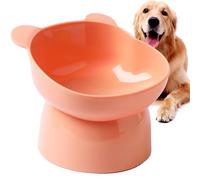 Slanted Elevated Dog Bowl - ABS Raised Pet Food Container, Tilted Spill-Resistant Water Unit | Perfect For Cats Puppies Hydration, Neck Comfort, Digestive Aid, Stylish Home Display