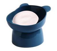 Slanted Elevated Dog Bowl - ABS Raised Pet Food Container, Tilted Spill-Resistant Water Unit | Perfect For Cats Puppies Hydration, Neck Comfort, Digestive Aid, Stylish Home Display