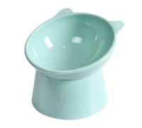 Slanted Elevated Dog Bowl - Raised Food Dish, Anti Spill Cat Feeder | Tilted Ergonomic Pet Tray, Lifted Water Stand, Anti Tip Feeding Dish For Small Dogs, Puppies, Indoor Pets, Kitchen Feeding Area