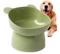 Slanted Elevated Dog Bowl - Raised Pet Food Dish Water Bowls, Tilted Elevated Bowl | Anti Overturning Tilted Feeding Dishes, Cats Dogs Dishwasher Safe Raised Bowl, Pet-Friendly Meal Bowls for Puppies