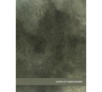 Slanted Left-Handed Notebook, Olive Green Texture: 8.5 x 11 Composition Journal for the Left Hander with Angled Lines, 110 Pages