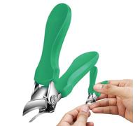 Slanted Nail Clippers - Toenail Clippers for Seniors | Toenail Clippers for Seniors Thick Nails with Wide Opening, Ingrown Ergonomic Nail Cutter Precision Manicure