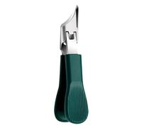 Slanted Nail Clippers, Toenail Clippers, Toe Nail Clippers for Thick Nails, Stainless Steel Manicure Tool for Men Women, Eagle Beak Beveled, Large Span Heavy Jaw Opening (Green)